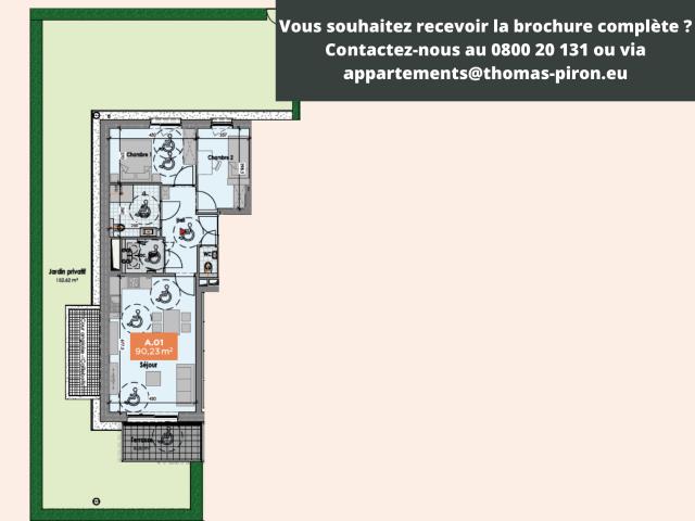 à vendre Appartement Mons