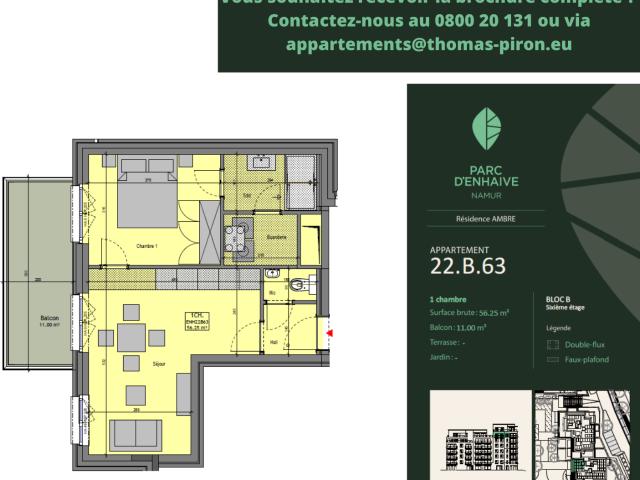 à vendre Appartement Namur