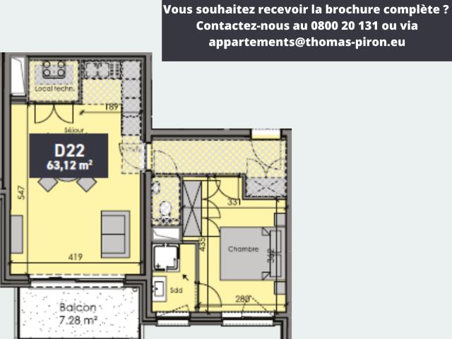 à vendre Appartement Nivelles