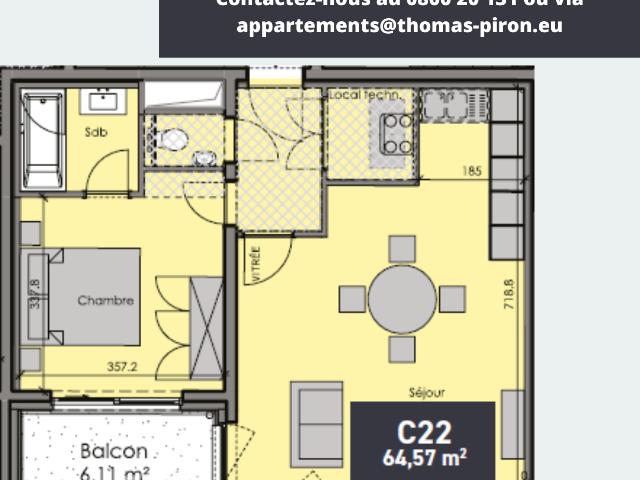 à vendre Appartement Nivelles