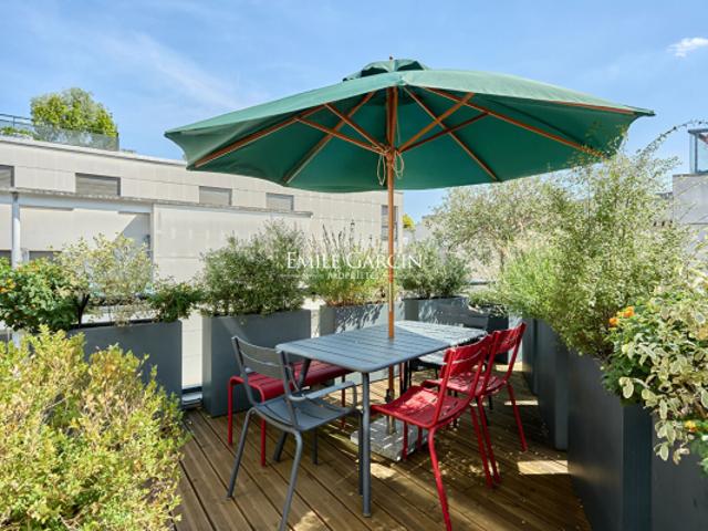A vendre Appartement Paris 75015 Parc André Citroën 5 pièces 4 chambres 138m² Terrasses et balcon
