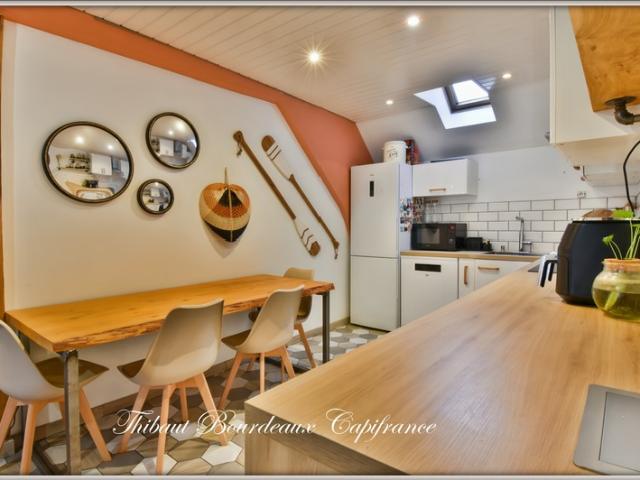 A vendre Arpajon 91 – Centre ville au calme: duplex rénové à neuf, 65 m² Carrez 88 m² au sol