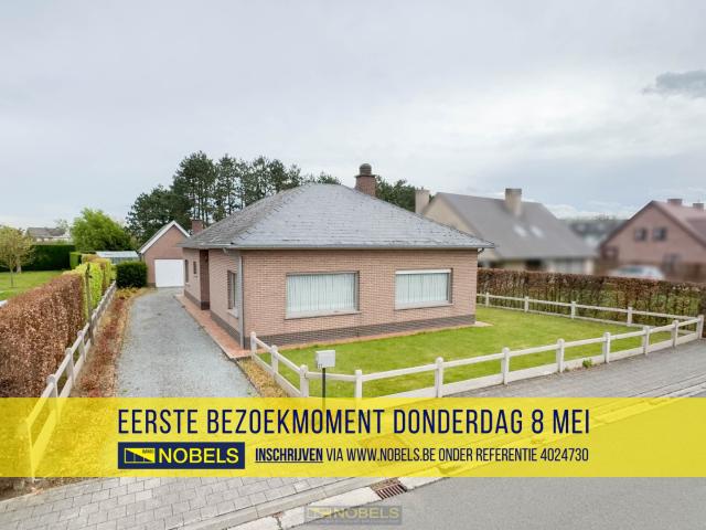 A vendre, bungalow sur un grand terrain à Oudenaarde