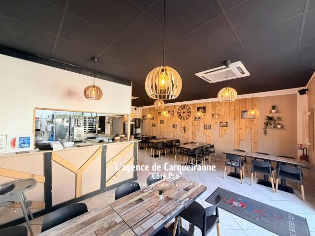 A VENDRE FONDS DE COMMERCE CONCEPT BURGER MAISON IDEALEMENT SITUE SUR UN AXE PRINCIPAL ROUTE DES PLAGES A LA LONDE LES MAURES