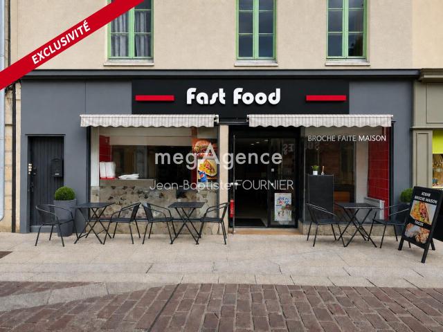 À VENDRE – Fonds de commerce de restauration rapide – Hyper centre ville d'Alençon