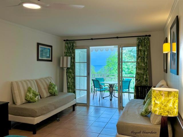 A VENDRE – GRAND STUDIO MEUBLÉ VUE MER CLÉ EN MAIN EN RÉSIDENCE TOURISTIQUE AVEC ACCÈS DIRECT PLAGE SAINTE ANNE