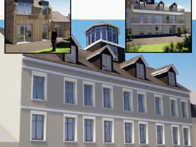 À Vendre – Immeuble avec Permis d’Aménager à Honfleur pour promotion immobilière
