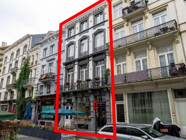 à vendre Immeuble mixte Bruxelles Rue de l'Enseignement