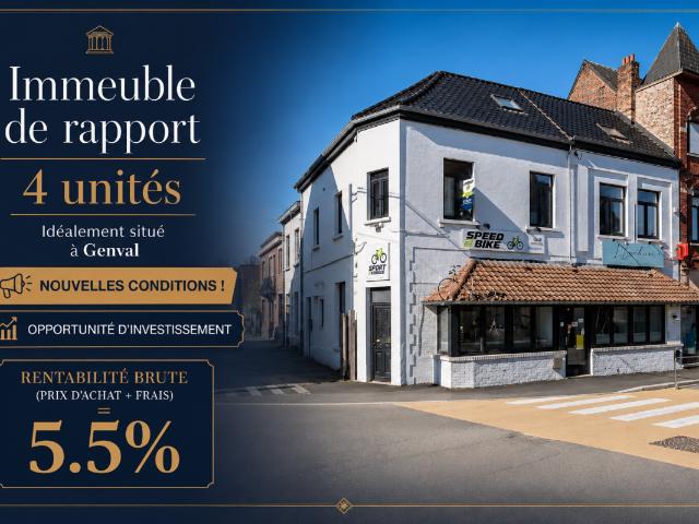 à vendre Immeuble mixte Genval