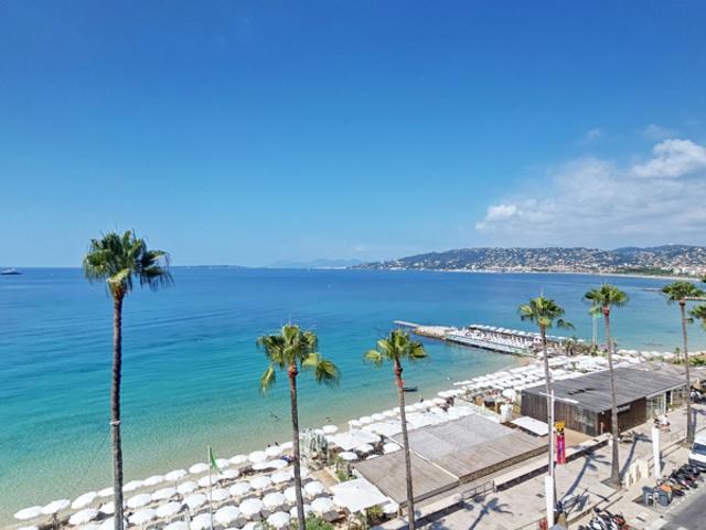 A vendre JUAN LES PINS Appartement 3 pièces Face Mer avec