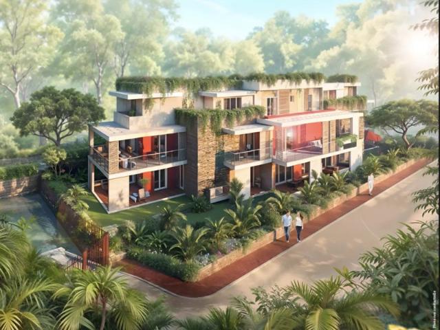 À vendre – La Roquette sur Siagne – 3 pièces en rez de jardin avec grand extérieur
