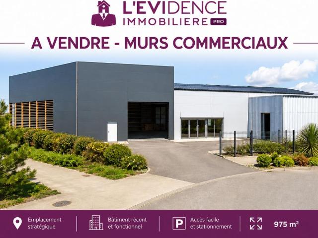 A vendre local d'activités de 975m2, en emplacement n°1 à Pornichet