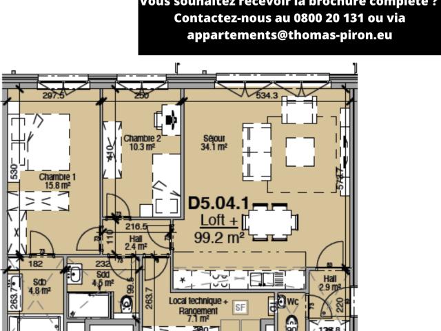 à vendre Loft Liège Quai de la Derivation