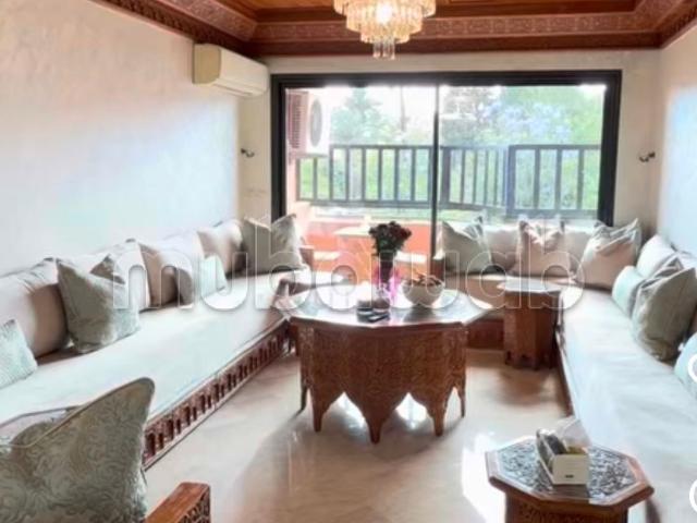 À vendre – Magnifique appartement meublé avec grande terrasse à Guéliz – Marrakech