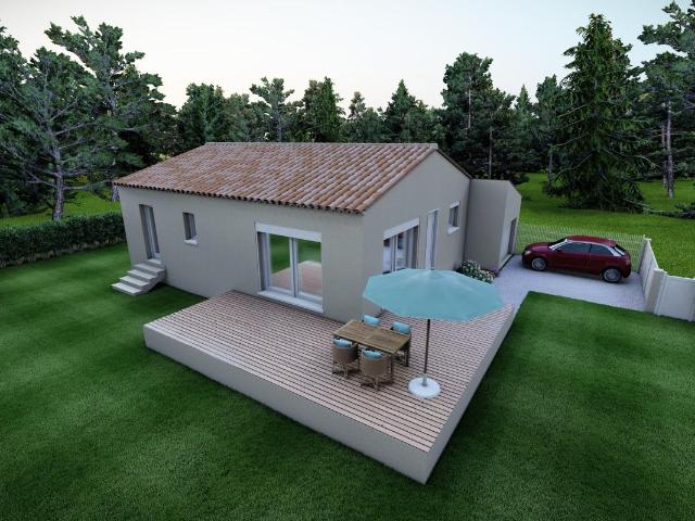 A vendre / maison 3 chambres sur terrain de 500 m² / Saint Victor La Coste / 255 000 €