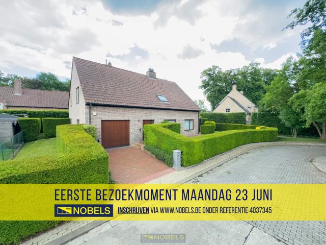 À vendre – Maison 4 façades économe en énergie dans une rue en cul de sac à Herzele