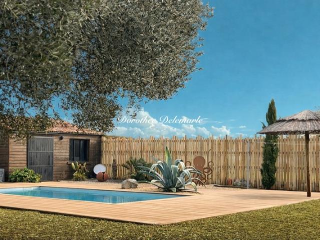 A VENDRE Maison 5 pièces Dompierre sur Mer, 142 m² piscine, 4 chambres jardin arboré de 1 035 m²