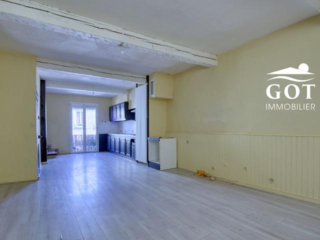 A vendre Maison 88 m2, garage 30 m2, 3 chambres, Villelongue de la Salanque