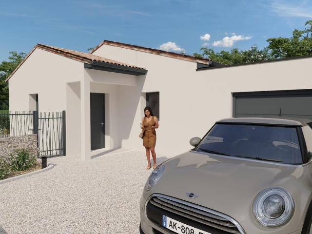 À vendre – Maison de plain pied 3 chambres à Saint Gervais sur Roubion Drôme