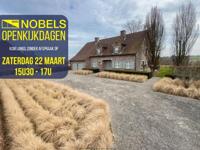 A vendre: Maison de villa avec un grand volume habitable et un beau jardin sur une situation favorable à Brakel