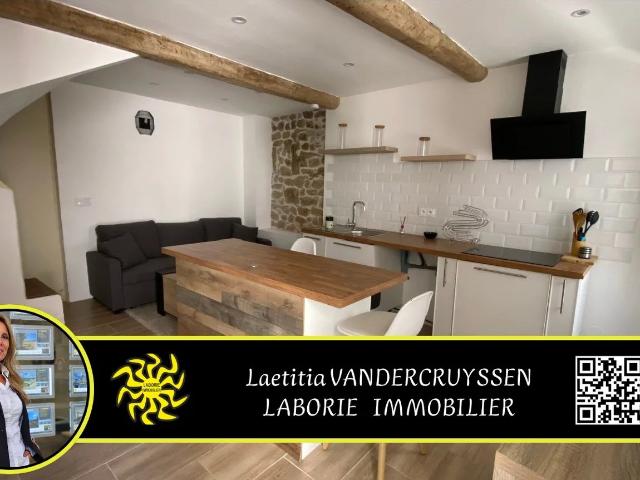 A vendre maison de village T3 rénovée de 52 m2 à Puisserguie
