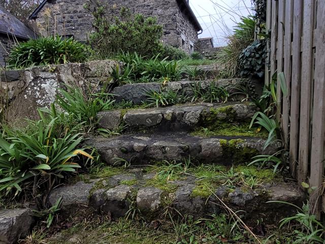 A vendre Maison en pierre, proche mer, terrain clos et fleuri