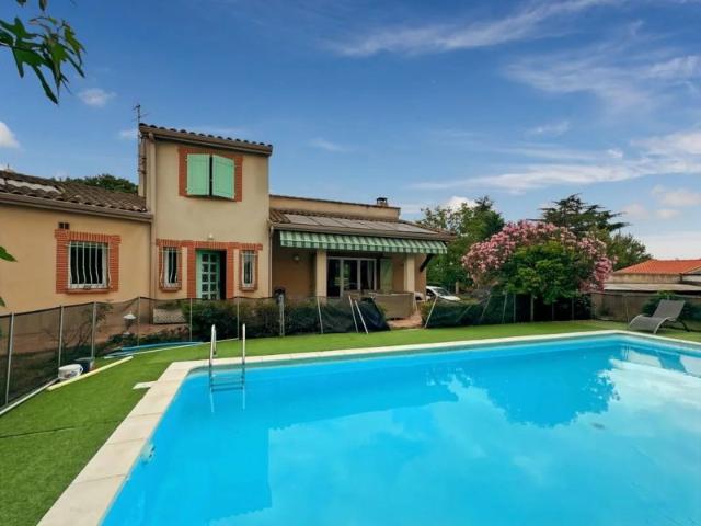À vendre – Maison familiale avec jardin, piscine et terrasses – Secteur nord de Toulouse 31200, proche L’Union