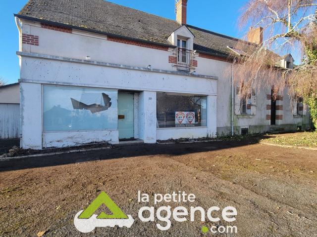 A vendre maison + local commercial + terrain constructible