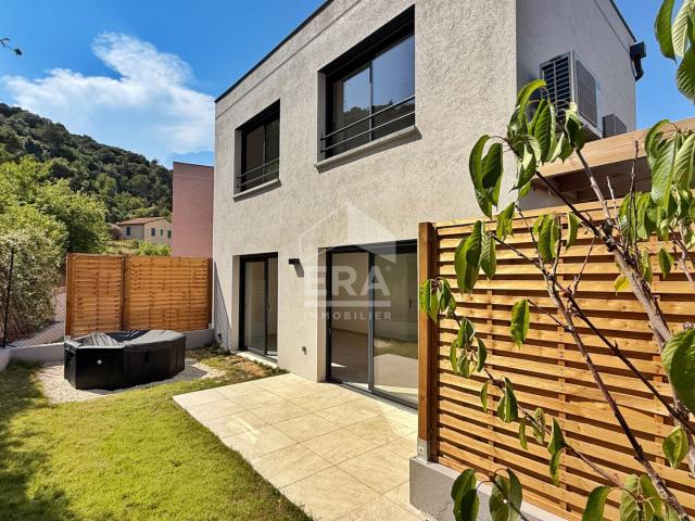 A vendre maison neuve 3 pièces 73 m2 LA TURBIE avec jardin et jacuzzi