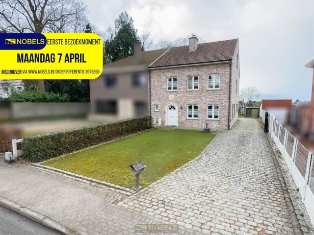 À vendre, maison semi détachée prête à emménager avec grand jardin à Horebeke