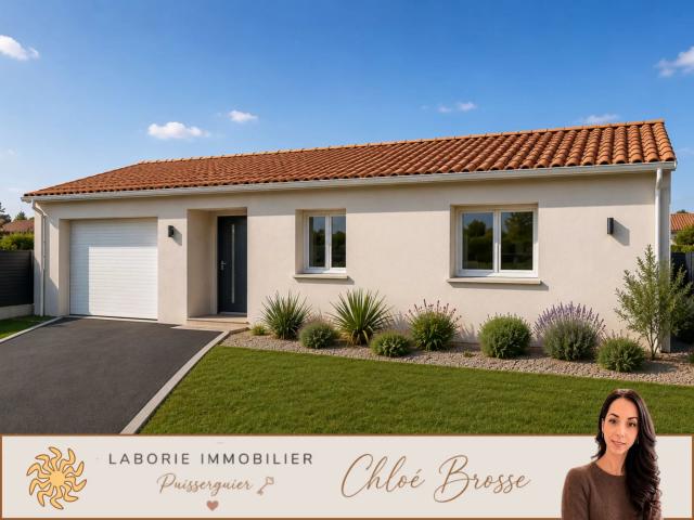 A VENDRE MONTADY VILLA NEUVE T4 DE 98 M2 SUR 260 M2 DE T
