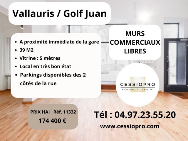 À VENDRE MURS COMMERCIAUX LIBRES