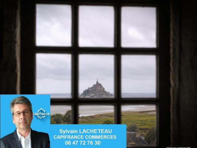 À Vendre – Murs & Fonds de Commerce | Hôtel de Charme – Bar – Restaurant face à la Baie du Mont Saint Michel