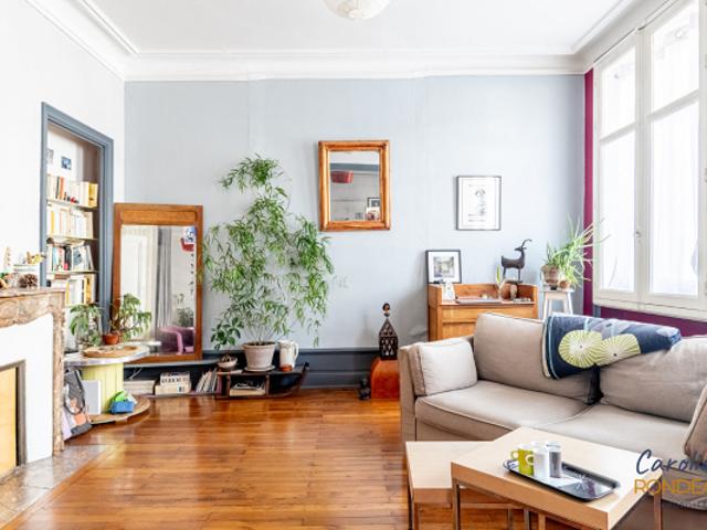 A vendre Nantes Hauts pavés appartement avec jardin