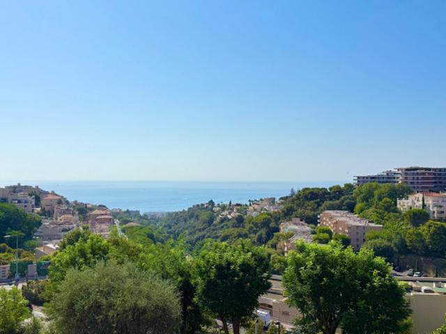 A VENDRE NICE FABRON: Appartement Grand 2 pièces 55.18 m2, vue mer