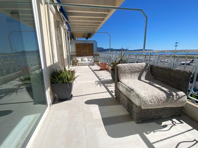 A vendre /Nice PROMENADE DES ANGLAIS / DERNIER ETAGE/TERRASSE /VUE MER