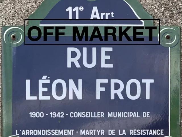 À VENDRE OFF MARKET – Appartement 3 pièces – 90 m² – Paris 11e