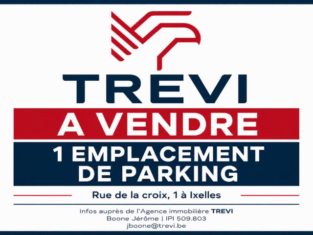à vendre Parking Ixelles Rue de la Croix