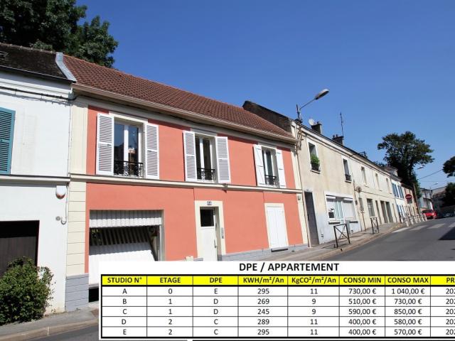 PETIT IMMEUBLE CHENNEVIERES SUR MARNE 5 STUDIOS