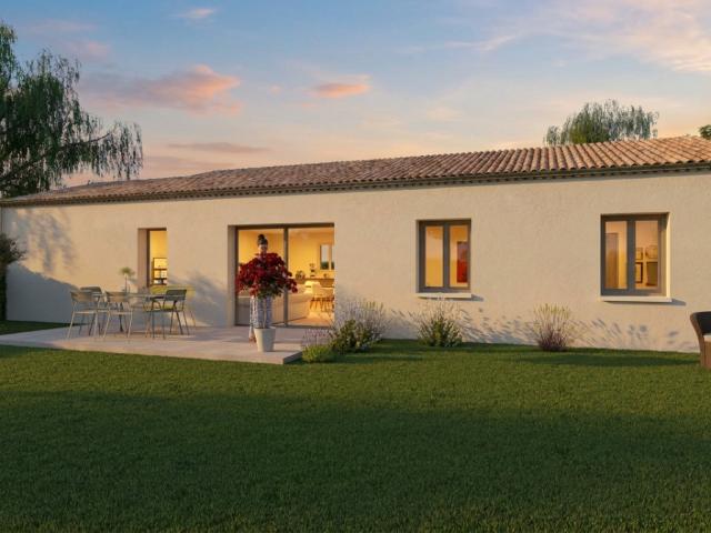 À vendre: Piolenc, dans le Vaucluse, Maison de Plain Pied + Garage 3 chambres