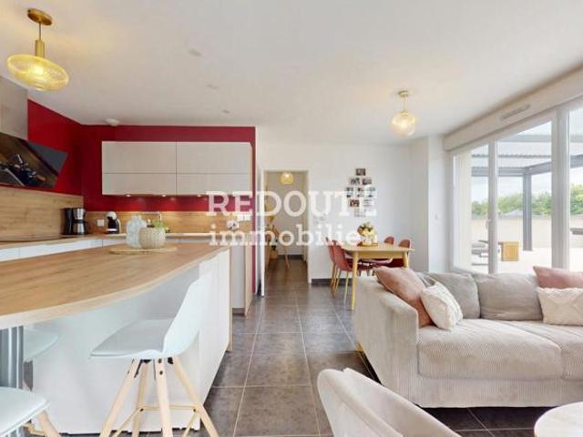 A VENDRE PROCHE REIMS BEZANNES DUPLEX T5 TERRASSE 48 m2
