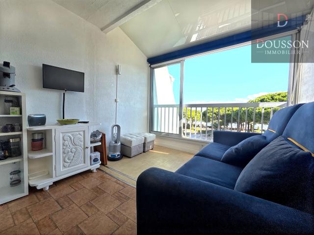 A VENDRE STUDIO CABINE 23M2 PORT CAMARGUE PLAGE SUD