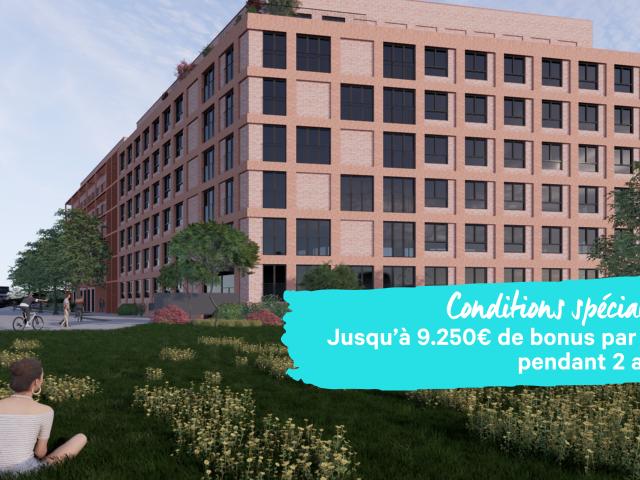 à vendre Studio Anderlecht Allée des Coquelicots