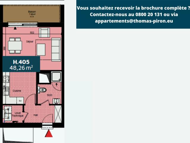 à vendre Studio Namur Rue du Premier Lanciers