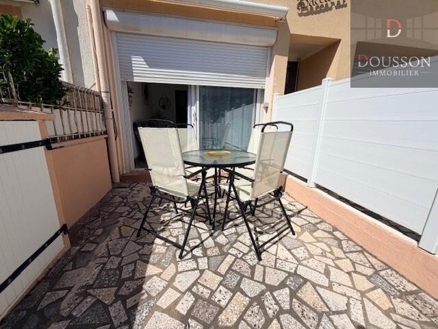 A VENDRE STUDIO REZ DE JARDIN BOUCANET