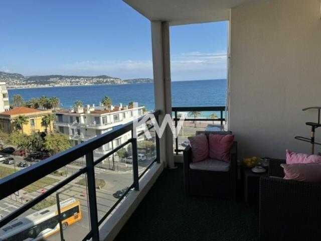 À VENDRE – Superbe 2 pièces avec vue mer à NICE 06200
