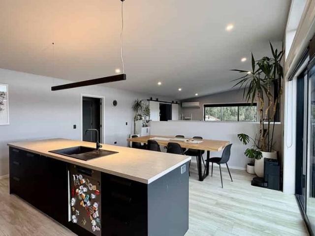 A well designed home with space, sun and views