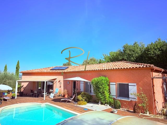 À 10 min de Barjac, villa avec vue imprenable 132m² Saint Jean de Maruéjols et Avéjan