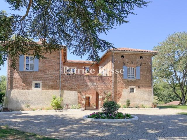 À 10 min du centre d'Albi, au bord du Tarn, un château du 16. 320m² Albi