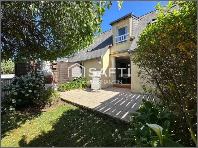 A 10mn à pied de la mer, maison avec jardin